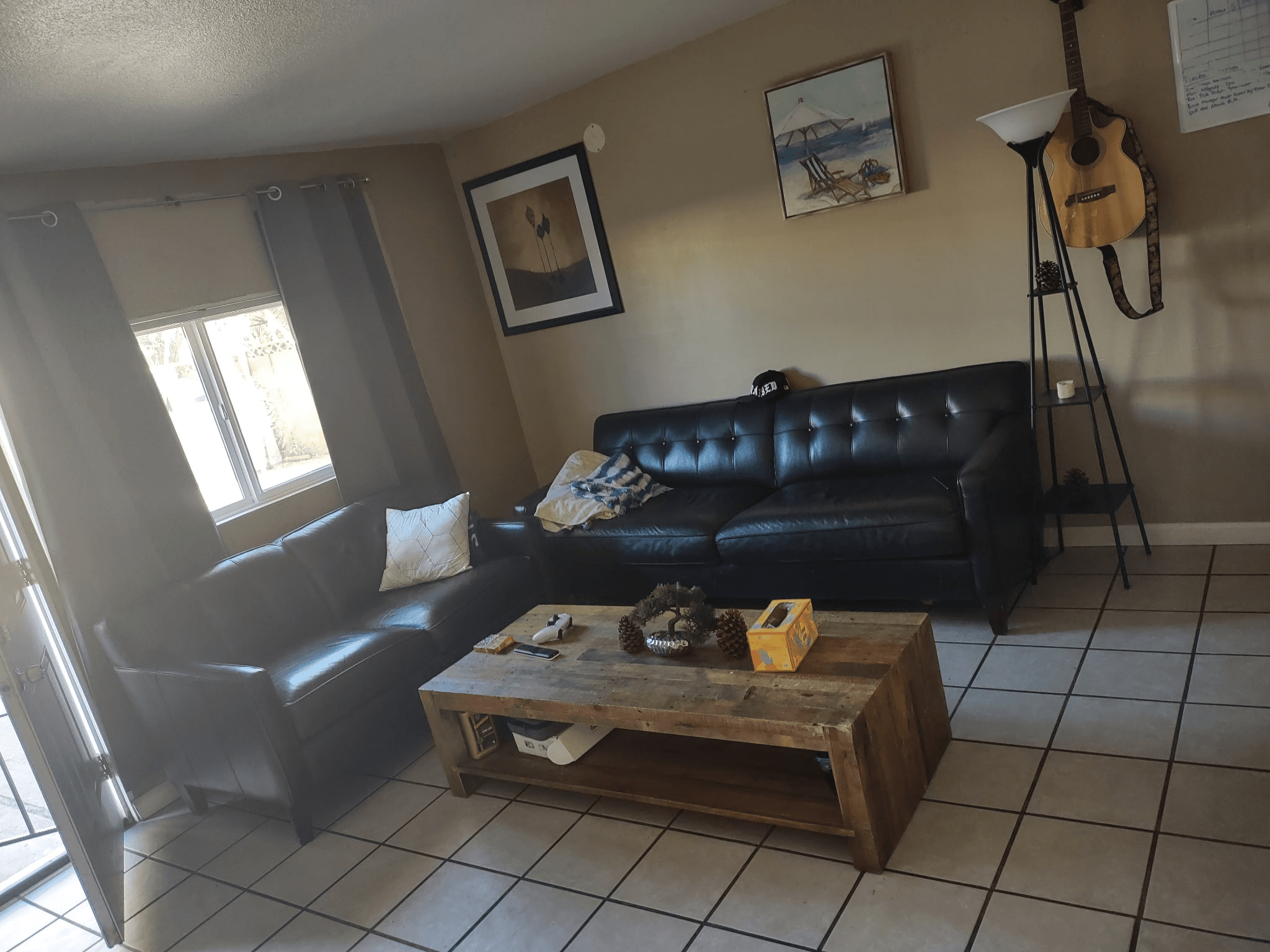 Living room — Unit D